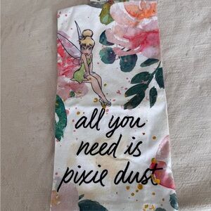 Disney Tinker Bell Kitchen Towel - Green, Pink, White